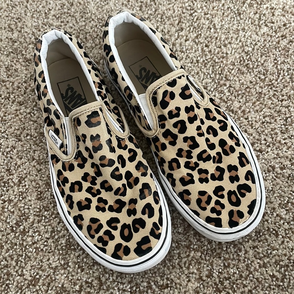 Cheetah Vans Slip ons